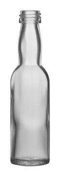 Kropfhalsflasche 40ml weiss, Mündung PP18  Lieferung ohne Verschluss, bei Bedarf bitte separat bestellen.